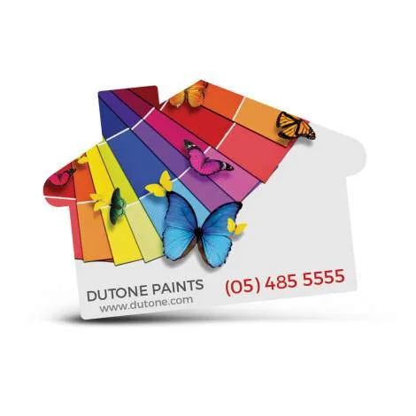 Promotional AD Labels 70 x 50mm - House Shaped