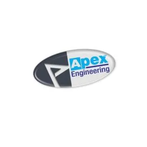 Promotional Resin Coated Labels 55 x 24mm - Oval