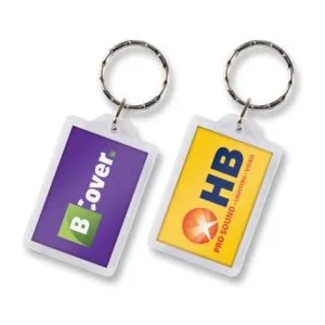 Promotional Lens Key Ring - Rectangle