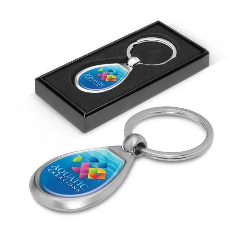 Promotional Drop Metal Key Ring