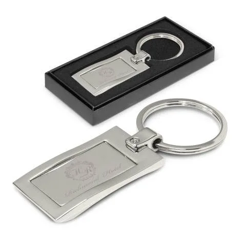 Promotional Wave Metal Key Ring