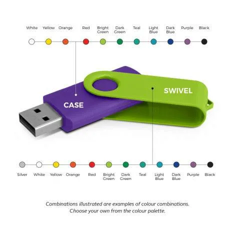 Promotional Helix 4GB Mix & Match Flash Drive