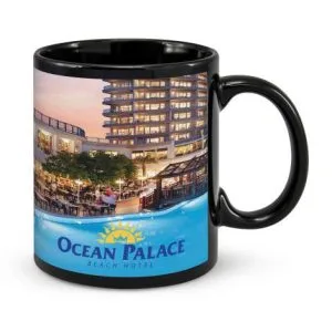 Promotional Black Hawk Coffee Mug