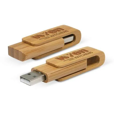 Promotional Bamboo 4GB Flash Drive
