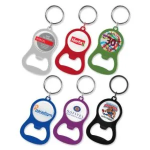 Promotional Chevron Bottle Opener Key Ring