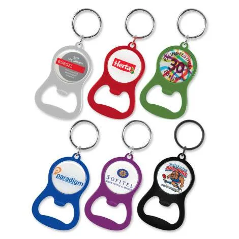 Promotional Chevron Bottle Opener Key Ring