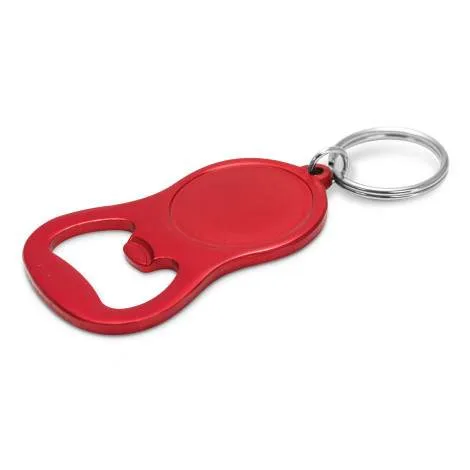 Promotional Chevron Bottle Opener Key Ring
