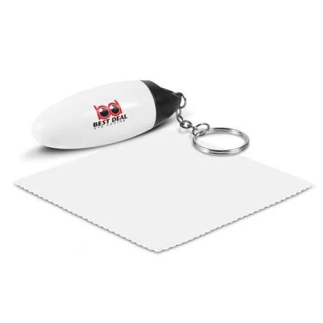 Promotional Microfibre Cloth Key Ring