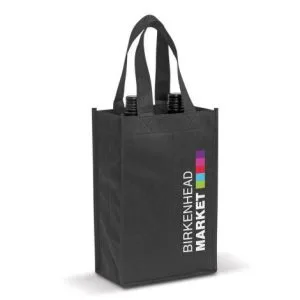 Promotional Wine Tote Bag - Double