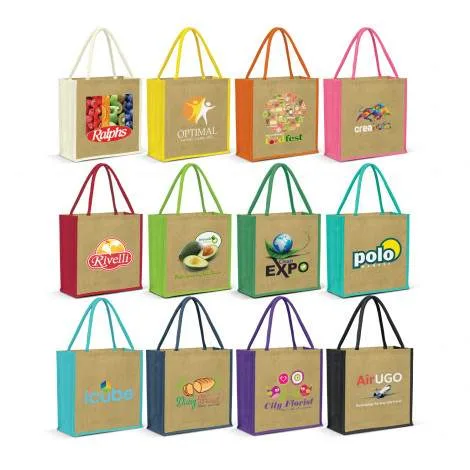 Promotional Monza Jute Tote Bag