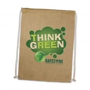 Promotional Jute Drawstring Backpack
