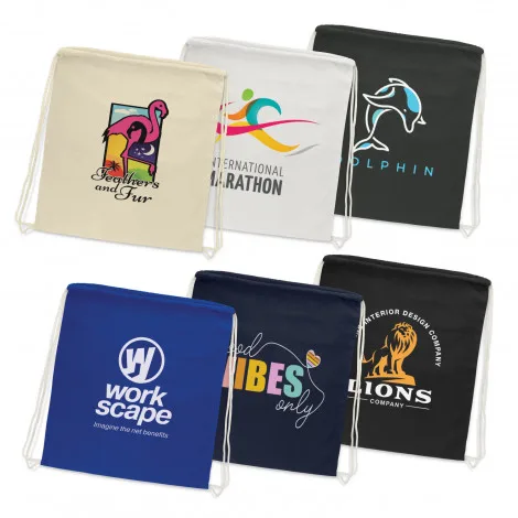 Promotional Cotton Drawstring Backpack