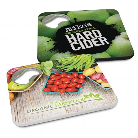 Promotional Coaster Bottle Opener