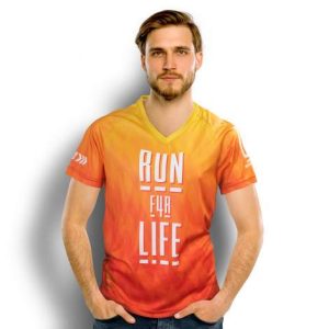 Promotional Custom Mens Performance V-Neck T-Shirt