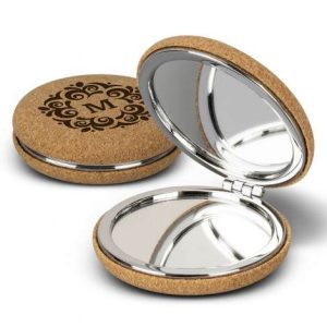 Promotional Cork Compact Mirror