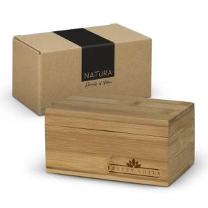 Promotional NATURA Bamboo Tea Box