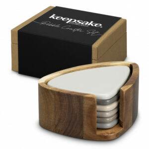 Promotional Keepsake Pebble Coaster Set