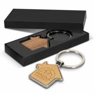 Promotional Santo House Shaped Key Ring