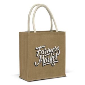 Promotional Lanza Starch Jute Tote Bag