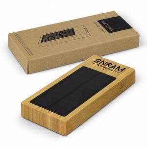 Promotional NATURA Bamboo Solar Power Bank