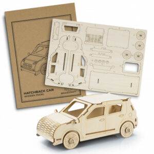 Promotional BRANDCRAFT Hatchback Car Wooden Model
