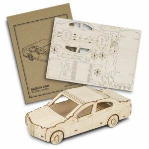 Promotional BRANDCRAFT Sedan Car Wooden Model