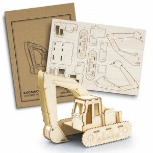 Promotional BRANDCRAFT Excavator Wooden Model