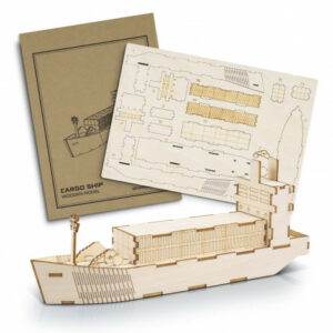 Promotional BRANDCRAFT Cargo Ship Wooden Model