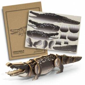Promotional BRANDCRAFT Crocodile Wooden Model