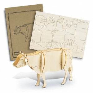 Promotional BRANDCRAFT Cow Wooden Model