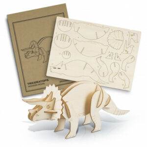 Promotional BRANDCRAFT Triceratops Wooden Model