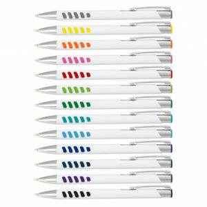 Promotional Panama Grip Pen - White Barrel