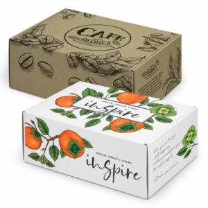 Promotional Die Cut Box with Locking Lid - 300x225x113mm