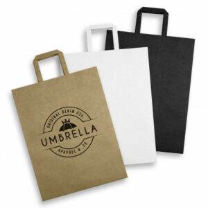 Promotional Extra Large Flat Handle Paper Bag Portrait