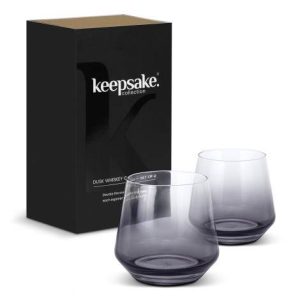 Promotional Keepsake Dusk Whiskey Glass Set of 2