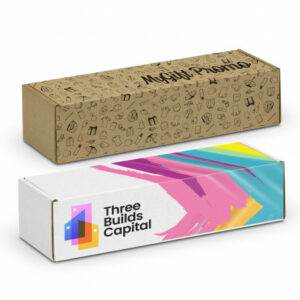 Promotional Die Cut Box with Locking Lid - 295x76x76mm