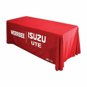 Promotional 6 Foot Table Cover Throw