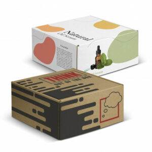Promotional Die Cut Box with Locking Lid - 225x225x113mm