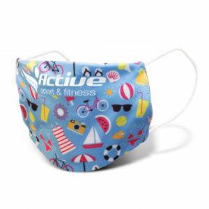 Promotional Reusable Face Mask Full Colour - Small